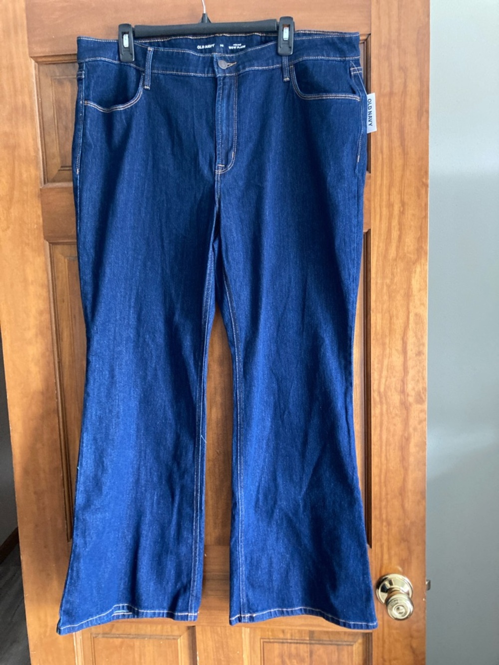 Old Navy Indigio blue WOW high rise flare jeans